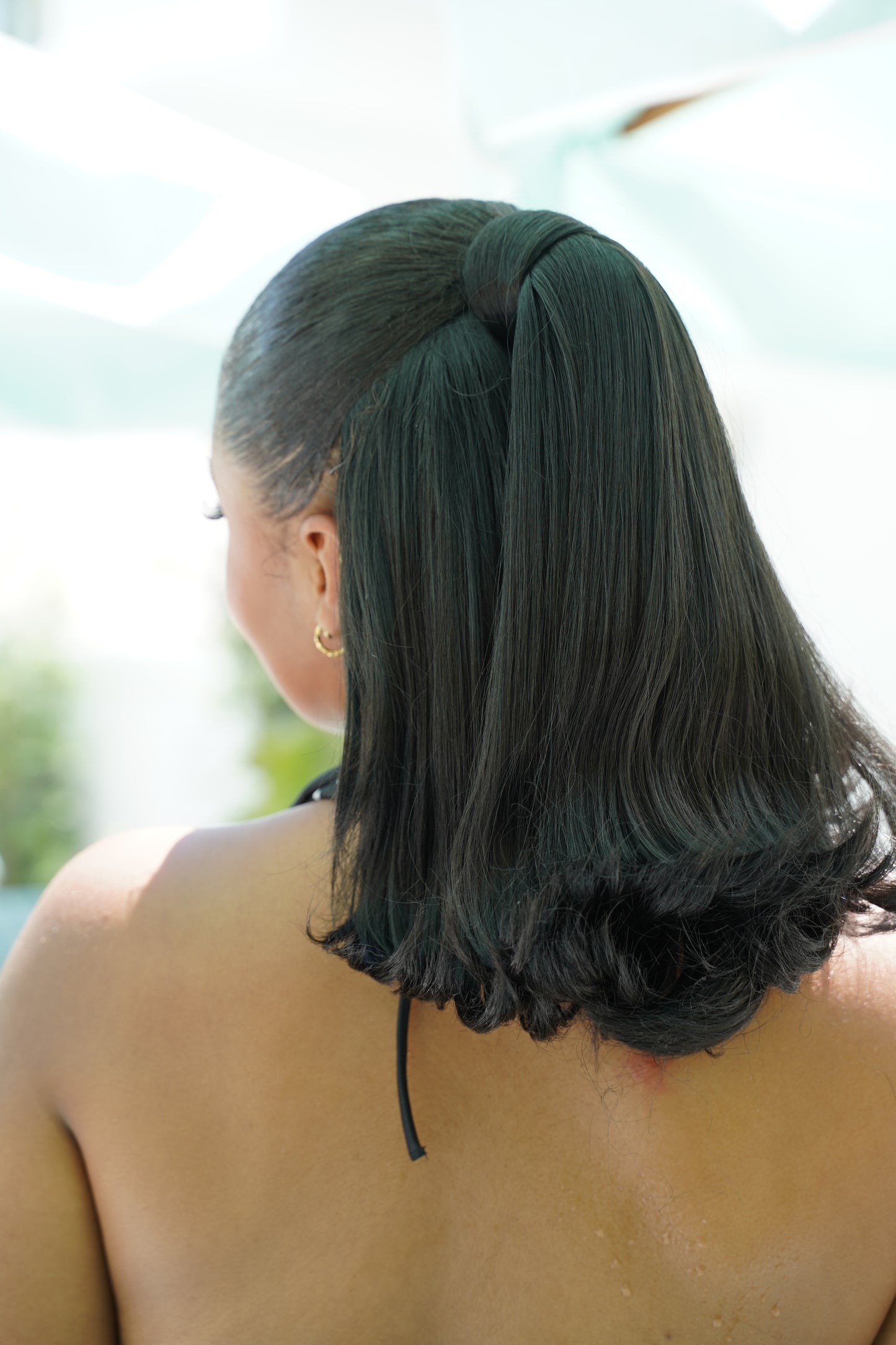 Short instant half up half down
