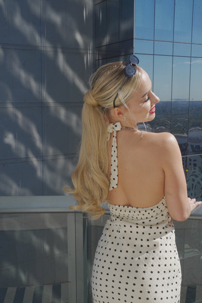 Blond Bouncy Louise - sleeve pocket ponytail Blond