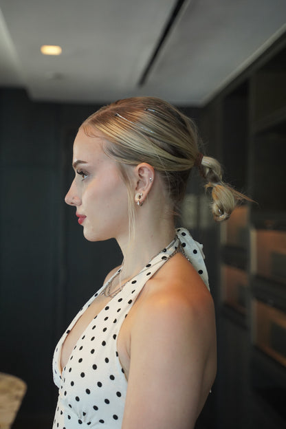 Blond Bouncy Louise - sleeve pocket ponytail Blond