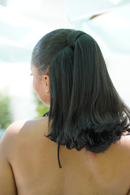 Short instant half up half down