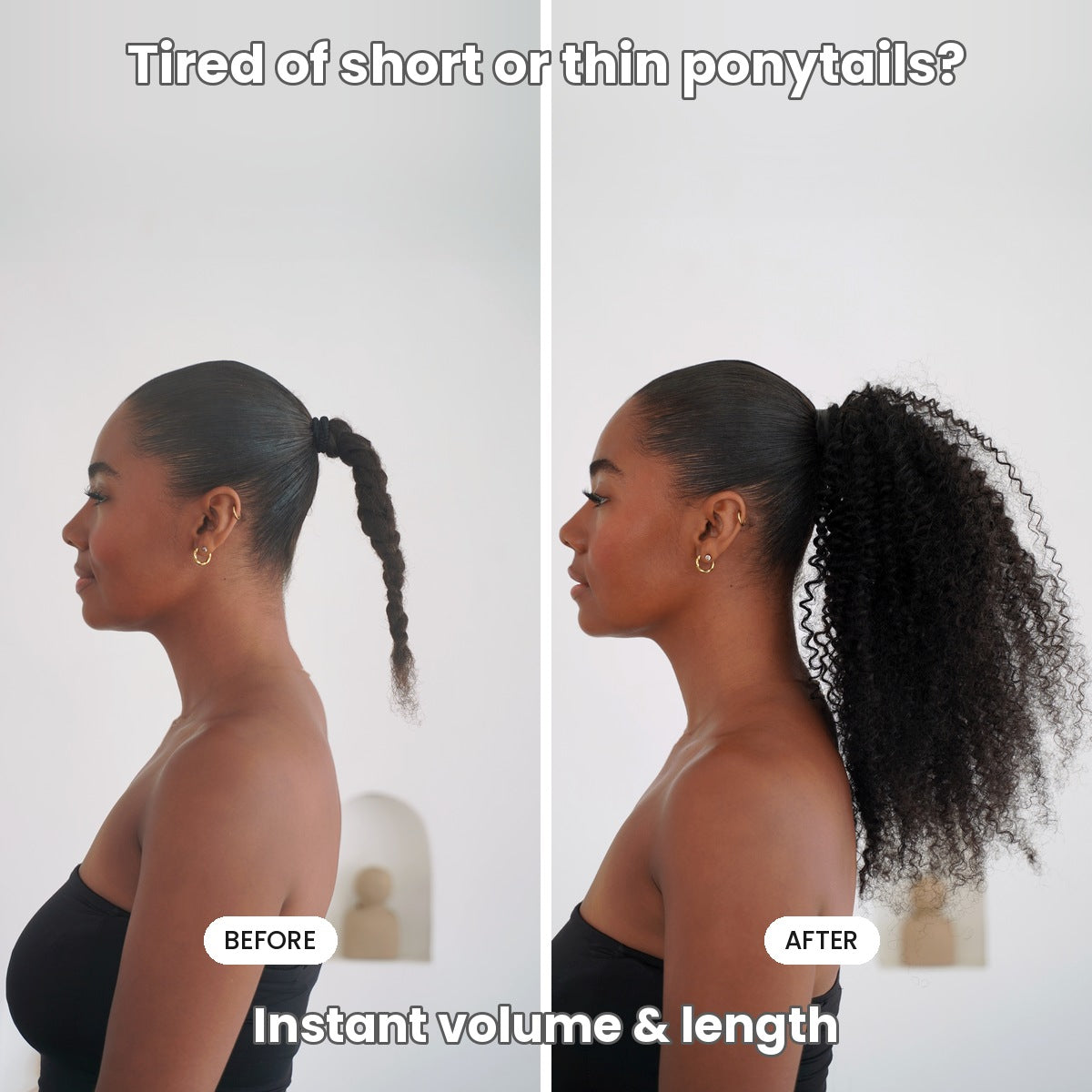 Coily Coco - Sleeve pocket Ponytail